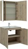 AQUANET Мебель для ванной подвесная Алвита New 80 2 дверцы, дуб веллингтон белый - фото 225794