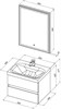 AQUANET Мебель для ванной подвесная Беркли 60 белый глянец (2 ящика) - фото 225884