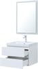 AQUANET Мебель для ванной подвесная Беркли 60 белый глянец (2 ящика) - фото 225890