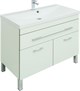 AQUANET Тумба с раковиной Верона 90 белый (напольная 1 ящик 2 дверцы) AQUANET-287673 - фото 226328