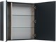 AQUANET Зеркальный шкаф Алвита New 100 Антрацит - фото 226667