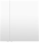 AQUANET Зеркальный шкаф Алвита New 80 Белый матовый - фото 226776