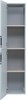 AQUANET Пенал подвесной Алвита New 35 Серый - фото 226925