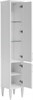 AQUANET Пенал подвесной / напольный Бостон 36 L белый матовый (ручки золото) - фото 226959