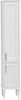 AQUANET Шкаф-Пенал подвесной / напольный Бостон М 36 белый - фото 227167