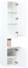 AQUANET Шкаф-Пенал подвесной / напольный Бруклин 35 белый - фото 227184