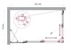BELBAGNO Luce Душевой уголок прямоугольный размер 130x80 см профиль - хром / стекло - прозрачное, двери раздвижные, стекло 6 мм LUCE-AH-21-130/80-C-Cr - фото 228437