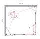 BELBAGNO Luce Душевой уголок прямоугольный размер 125x120 см профиль - хром / стекло - прозрачное, двери раздвижные, стекло 6 мм LUCE-AH-22-125/120-C-Cr