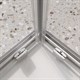 BELBAGNO Luce Душевой уголок прямоугольный размер 150x90 см профиль - хром / стекло - прозрачное, двери раздвижные, стекло 6 мм - фото 228743