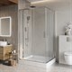 BELBAGNO Luce Душевой уголок прямоугольный размер 150x120 см профиль - хром / стекло - прозрачное, двери раздвижные, стекло 6 мм LUCE-AH-22-150/120-C-Cr - фото 228859