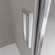 BELBAGNO Luce Душевая дверь в нишу ширина 110 см профиль - хром / стекло - прозрачное, двери раздвижные, стекло 6 мм - фото 228865