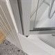 BELBAGNO Luce Шторка на ванну ширина 80 см профиль - хром / стекло - прозрачное, двери распашные, стекло 6 мм LUCE-VF-11-80/145-C-Cr - фото 228906