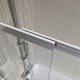 BELBAGNO Luce Шторка на ванну ширина 80 см профиль - хром / стекло - прозрачное, двери распашные, стекло 6 мм LUCE-VF-11-80/145-C-Cr - фото 228907