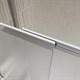 BELBAGNO Luce Шторка на ванну ширина 90 см профиль - хром / стекло - матовое, двери распашные, стекло 6 мм LUCE-VF-11-90/145-P-Cr - фото 228927