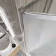 BELBAGNO Luce Шторка на ванну ширина 90 см профиль - хром / стекло - матовое, двери распашные, стекло 6 мм LUCE-VF-11-90/145-P-Cr - фото 228929