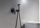 AQUATEK Набор с гигиеническим душем (смеситель + гигиеническая лейка + шланг + шланговое подсоединение с держателем) , матовый черный AQ1119MB БЕТТА - фото 230472