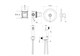 AQUATEK Набор с гигиеническим душем (смеситель + гигиеническая лейка + шланг + шланговое подсоединение с держателем) , матовый черный AQ1519MB КЛАССИК - фото 231216