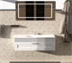 SANVIT Турин-1 Тумба под раковину подвесная для ванной комнаты , 1 выдвижной ящик , 3Д царга  (раковина r9120d) - фото 233890