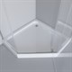 NIAGARA Eco Душевой уголок трапеция размер 90x90 см, профиль - хром / стекло - прозрачное, двери распашные NIAGARA_0091422D - фото 235234