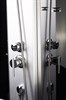 NIAGARA Eco Душевая кабина 1/4 круга размер 80x80 см, профиль - серебро / стекло - рисунок, двери раздвижные NIAGARA45031453 - фото 235312