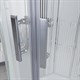 NIAGARA Ultra Душевая кабина 1/4 круга размер 120x120 см, профиль - хром / стекло - прозрачное с рисунком NIAGARA70120164 - фото 235635