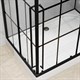 NIAGARA Standart Душевая кабина прямоугольник правая размер 120x80 см, профиль - черный матовый / стекло - прозрачное ST120/80/15QR/KL/BKT - фото 236010