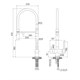 IDDIS Смеситель для кухни с фильтром и гибким изливом, сатин, Ace (ACEBNFFi05) - фото 236853