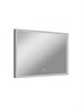 CONTINENT Зеркало с подсветкой прямоугольное (ШxВ) 60x80 см, сенсор, цвет серебряный ЗЛП1019
