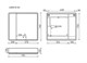 SANCOS Mirror Зеркальный шкаф для ванной комнаты 790x150х740 мм, с LED подсветкой, цвет дуб чарльстон, арт. MI80ECH - фото 242059