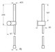 VITRA Origin Душевой гарнитур с ручным душем, цвет медь A4554326 - фото 242744