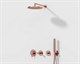 VITRA Origin Душевой гарнитур с ручным душем, цвет медь A4554326 - фото 242745