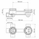 WASSERKRAFT Mindel 8571 Смеситель для ванны и душа, белый - фото 246366