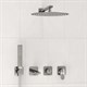 WASSERKRAFT A3151.269.270.090.116.271.087.103 Встраиваемый комплект для ванны с верхней душевой насадкой, лейкой, хром WASSERKRAFT A3151.269.270.090.116.271.087.103 - фото 246938