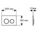 AQUATEK Nika SET (рама AQUATEK Standard INS-0000012+крепеж KKI-0000002+клавиша KDI-0000020+унитаз НИКА AQ2009-00 с тонким сиденьем soft-close) - фото 247776