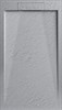 ESBANO Luxe Поддон из искусственного камня прямоугольник размер 120x80 см, цвет серый ESPLX 128G - фото 249789