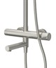 CEZARES Relax Душевая стойка со смесителем и изливом, сатин RELAX-CVD-IN - фото 250107
