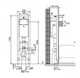 JACOB DELAFON Система инсталляции для подвесного унитазана 3/6L 300 мм - фото 251058