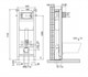 JACOB DELAFON Система инсталляции для подвесного унитаза на 3/6L 400 мм - фото 251060