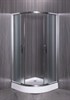 ESBANO Душевой уголок полукруглый ESR-8015. размер:90x90x200, профиль - хром / стекло - рифленое ESUGR8015 - фото 253430