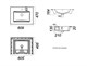 SANITA LUXE Раковина мебельная Quadro 60, белая (QDR60SLWB01) - фото 254247