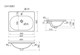 CERAMICA NOVA Sabo Раковина накладная с отверстием под смеситель 600x460x130, белый CN13001 - фото 254641