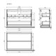 SANCOS Libra Floor Тумба под раковину  напольная, 1190х450х840, c двумя ящиками оснащенными доводчиками, белый глянец , арт. LB120F-1W LB120F-2W - фото 254706