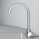 AM.PM X-Joy S Смеситель для кухни с С-изливом, хром F85B07100 - фото 255067