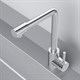 AM.PM X-Joy S Смеситель для кухни с L-изливом, хром F85B05000 - фото 255089
