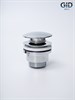 GID Донный клапан универсальный G-36CH 76603K хром 7x7x10 GID-76603K
