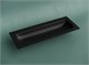 CERAMICA NOVA Grace Раковина накладная мебельная прямоугольная 1210x457x137 с тремя отверстиями под смеситель цвет черный матовый CN7024MB - фото 257855