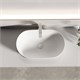 CERAMICA NOVA Twist Раковина накладная овальной формы 500x300x140 белый матовый CN12001MW - фото 257868