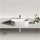 CERAMICA NOVA Twist Раковина накладная овальной формы 500x300x140 белый матовый CN12001MW - фото 257870