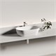 CERAMICA NOVA Twist Раковина накладная овальной формы 500x300x140 белый матовый CN12001MW - фото 257872