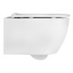 AQUATEK Polaris Унитаз подвесной 520х365х370мм, тонкое сиденье с механизмом плавного закрывания, белый AQ0700-00